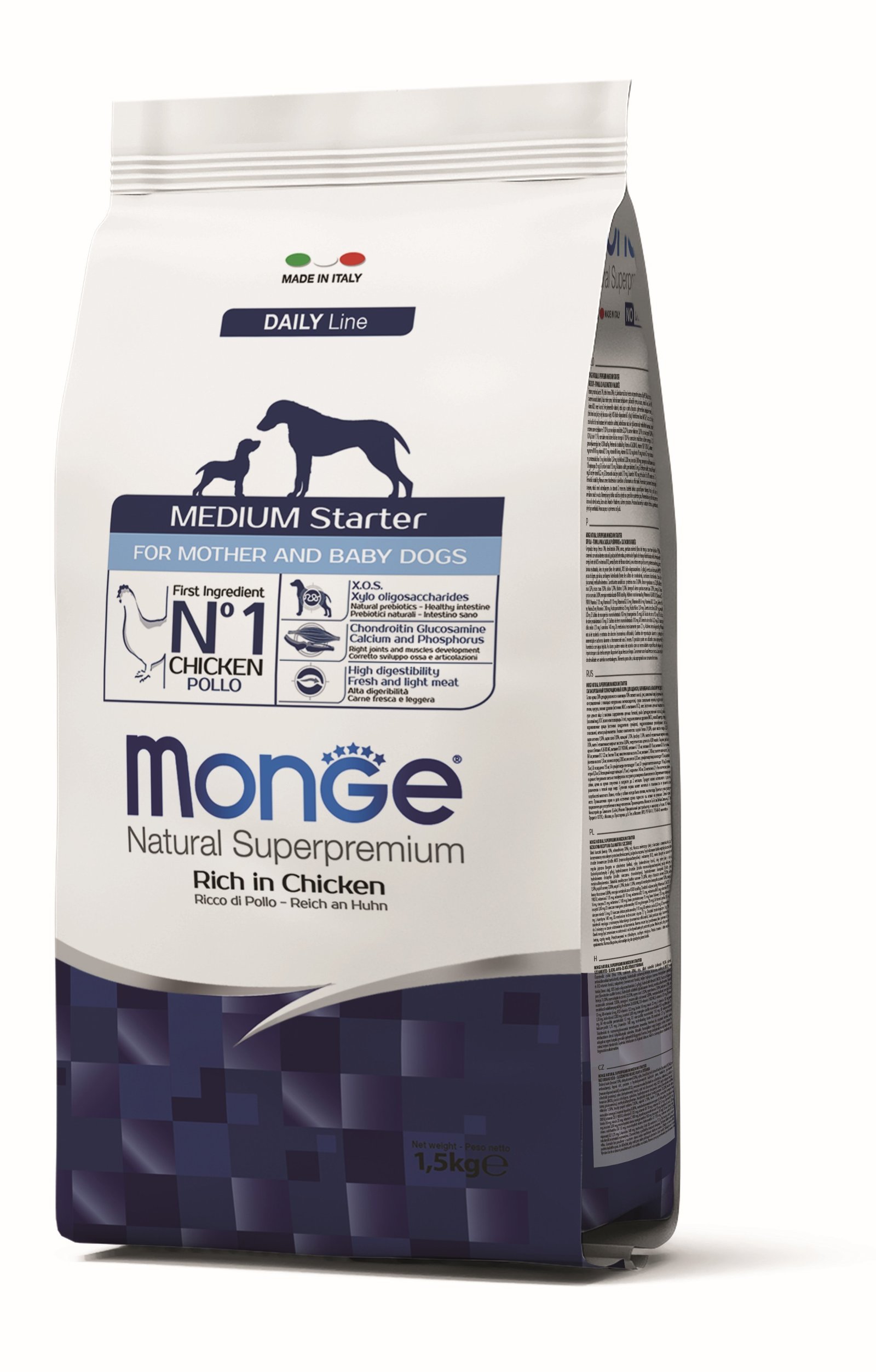 MGM 1.5kg Monge Dog Medium Starter