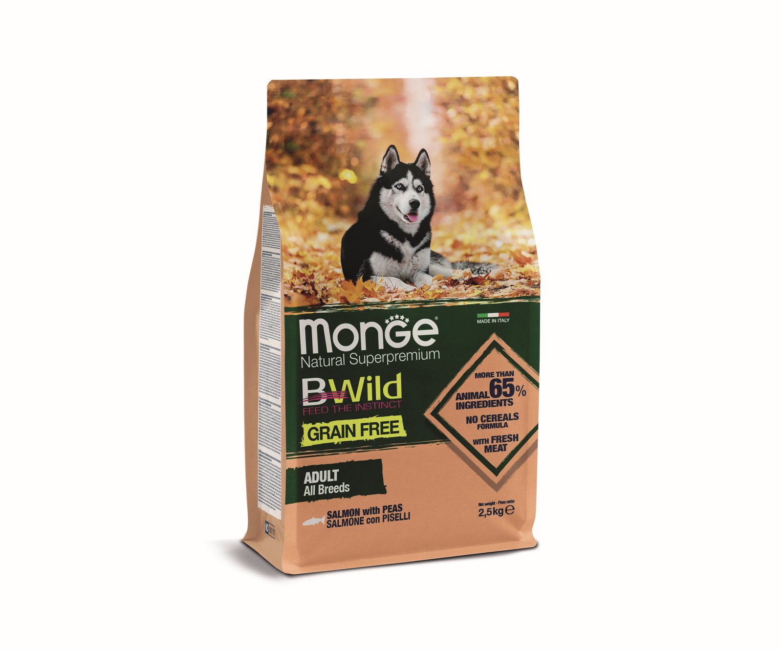MGB 2.5kg Bwild Dog Grain Free losos