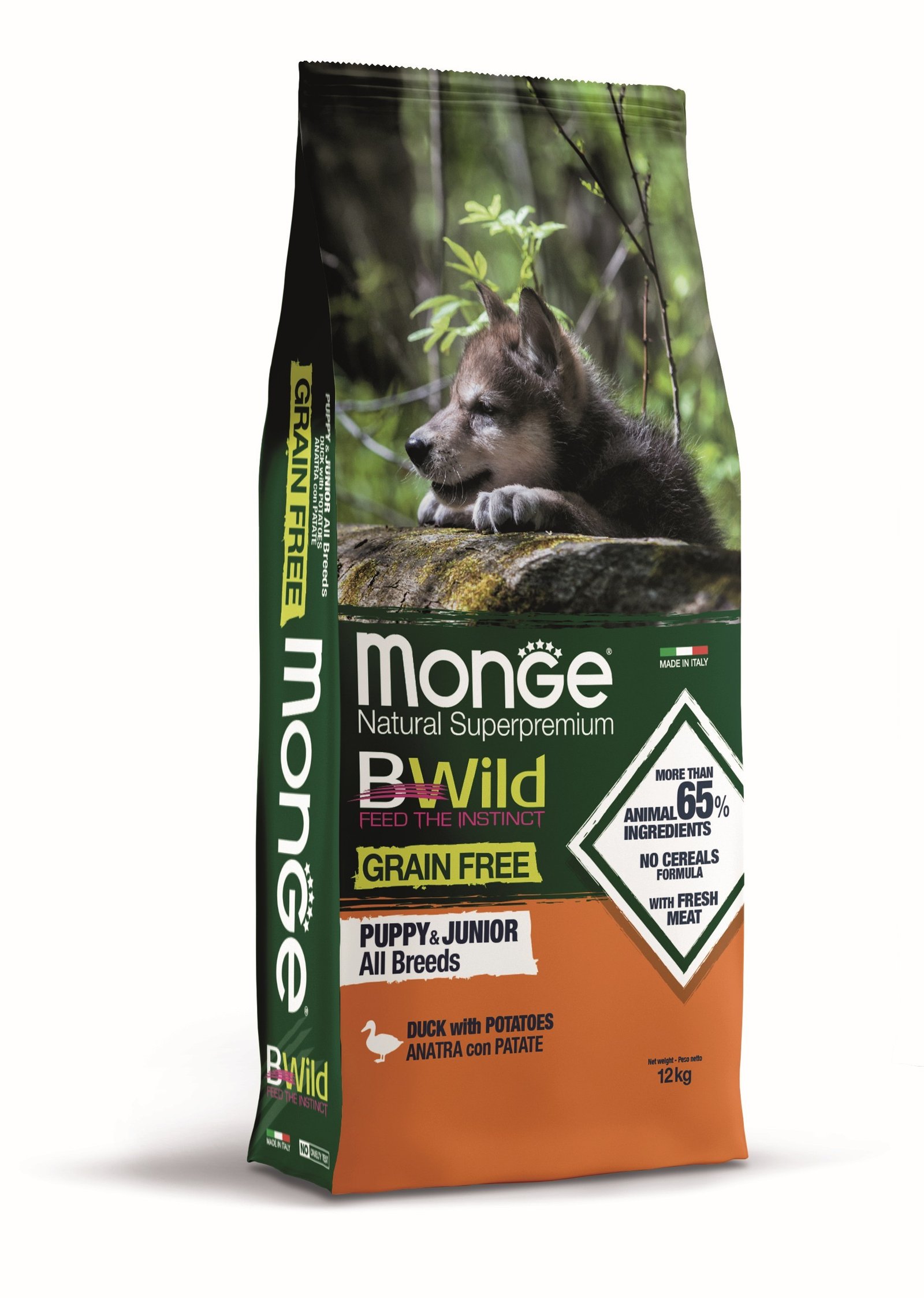 MGB 12kg Bwild Dog Grain Free P&J pacetina/krompir (1174)