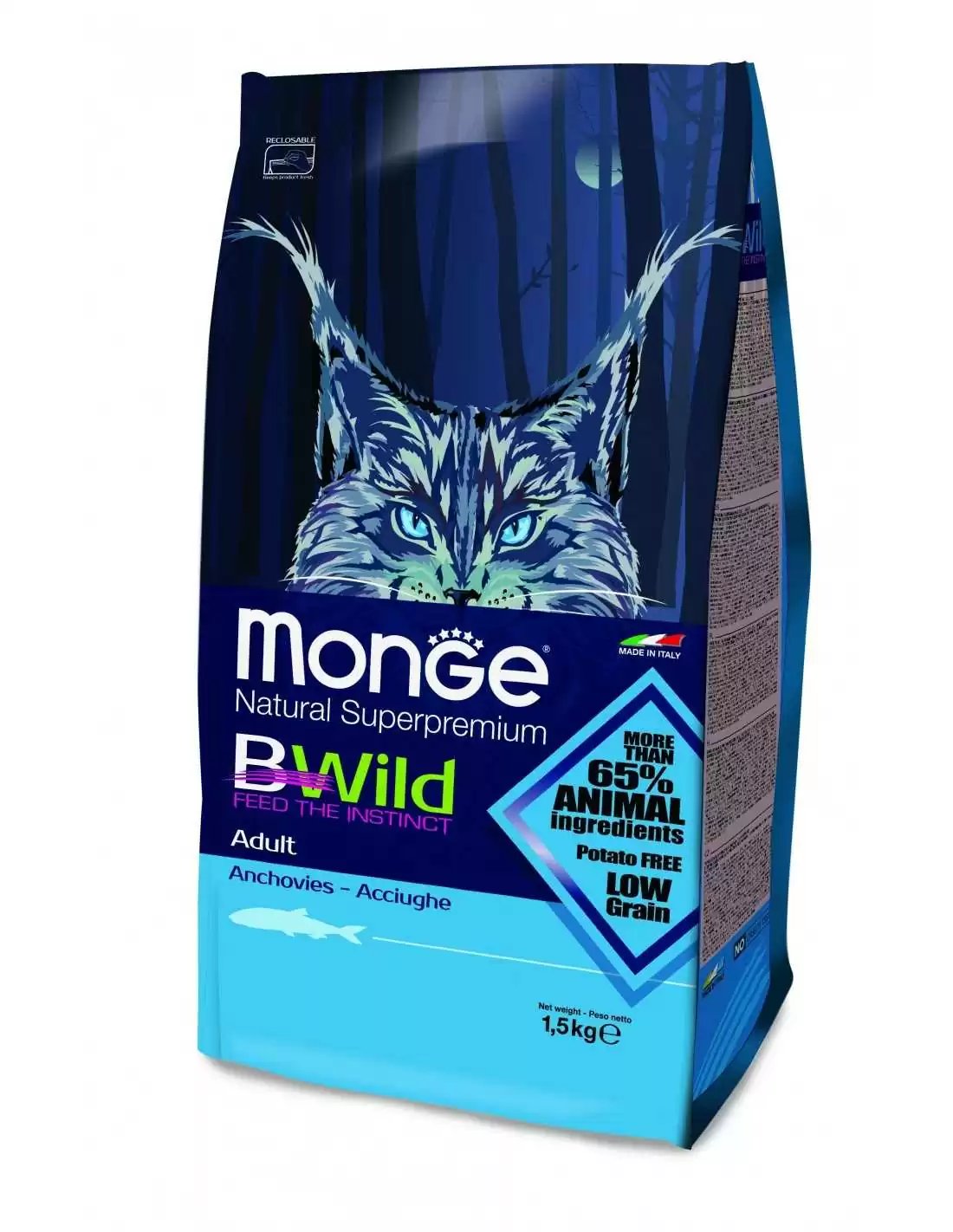 MGB 1.5kg Bwild Cat Adult incun