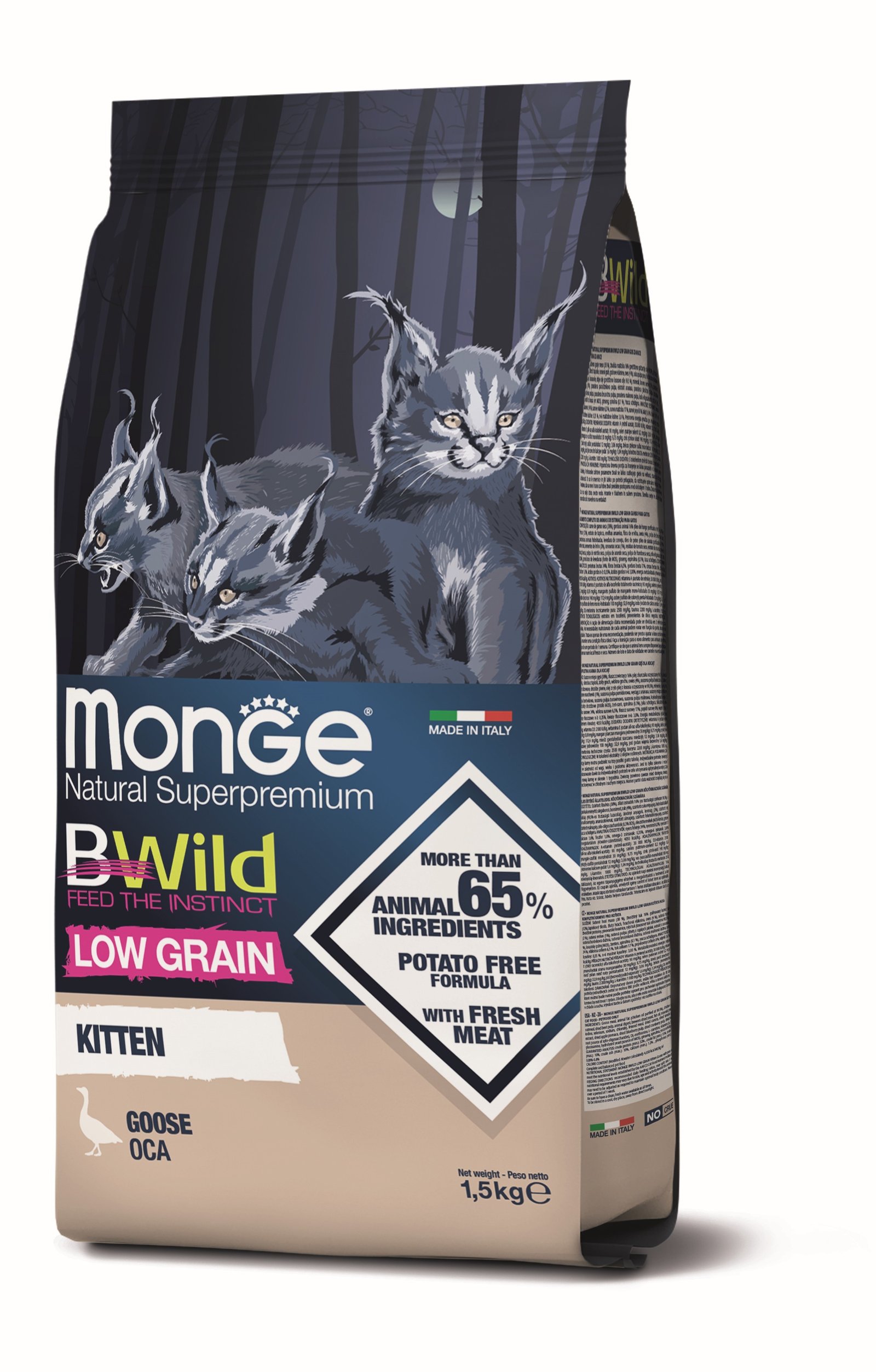 MGB 1.5kg Bwild Cat Low Grain kitten