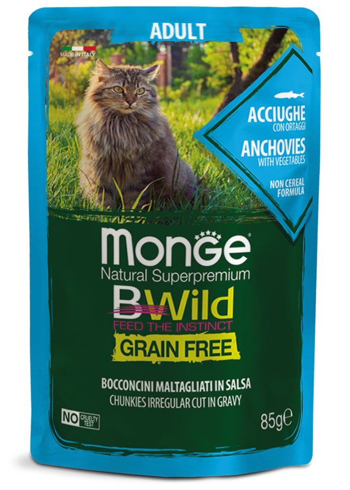 MGB 85gr Bwild Cat sos Adult - incun/povrce