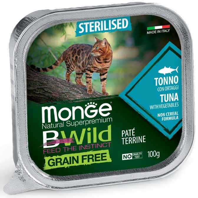 MGB 100gr Bwild Cat pasteta ster. tuna/povrce