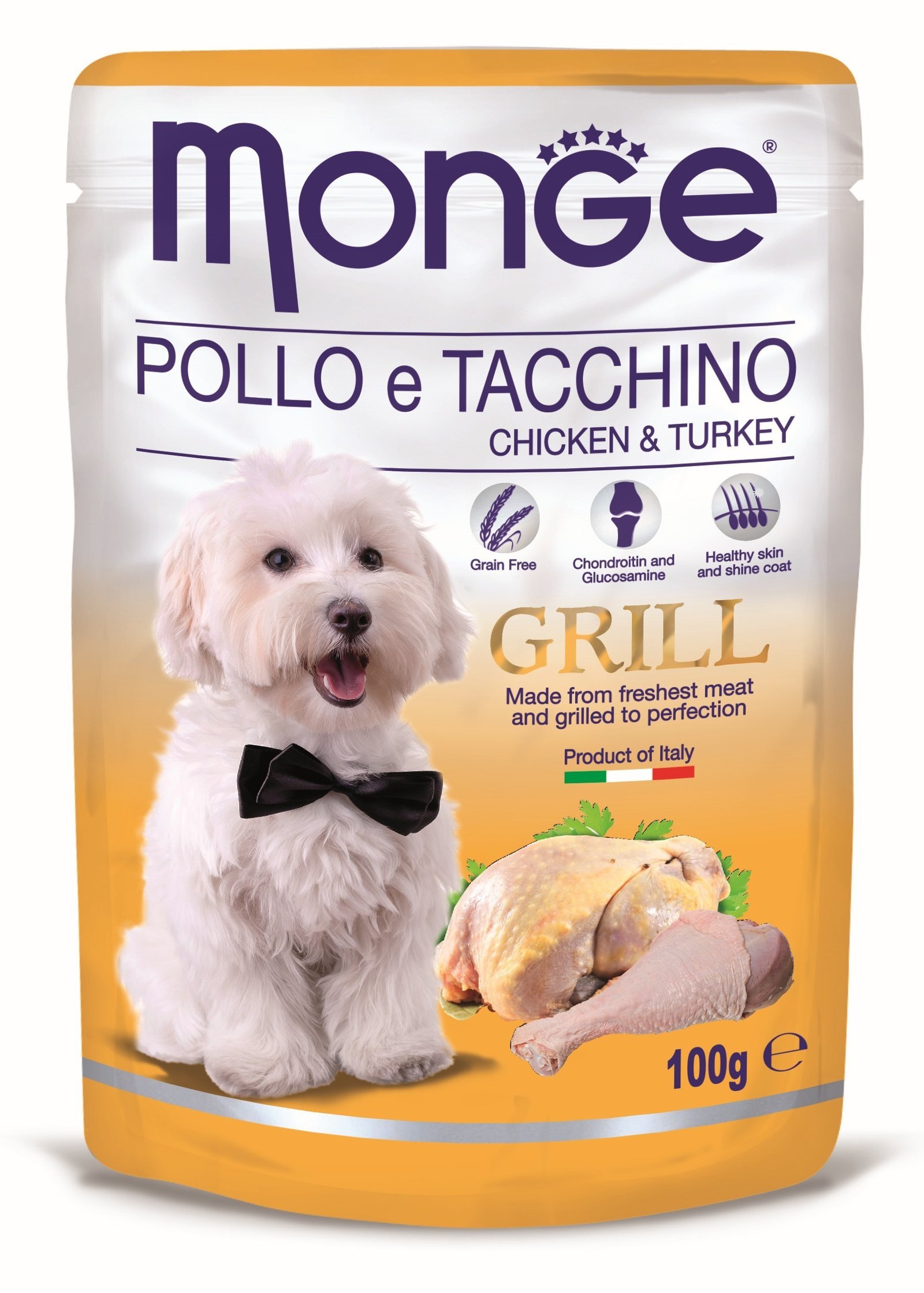 MGM 100gr Monge Dog Grill sos piletina/curetina