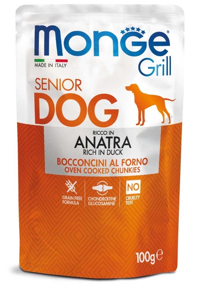 MGM 100gr Monge Dog Grill sos Senior pacetina