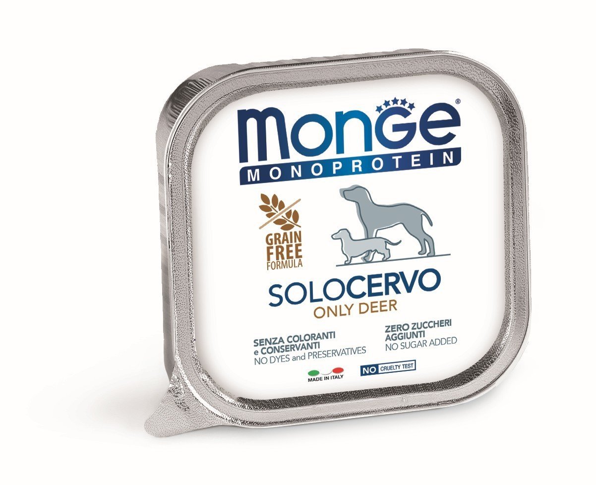 MGM 150gr Monge Dog Solo pasteta jelen 100%