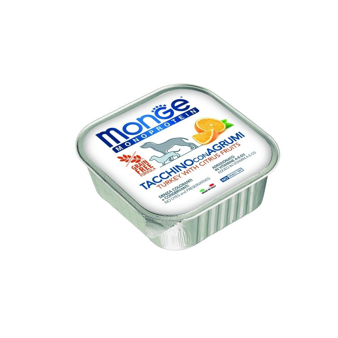 MGM 150gr Monge Dog Fruit pasteta curetina/citrusi