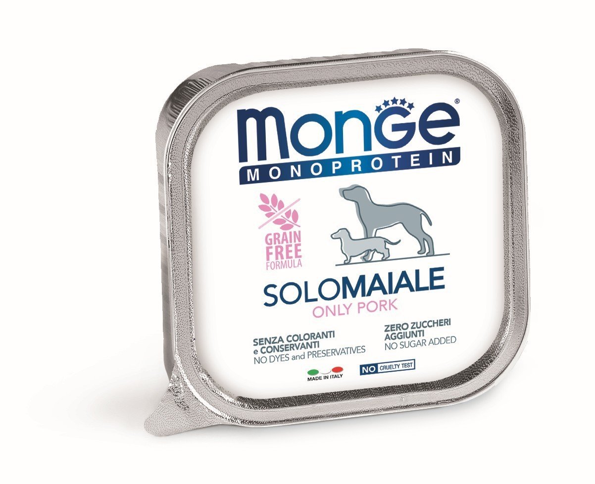 MGM 150gr Monge Dog Solo pasteta svinjetina 100%