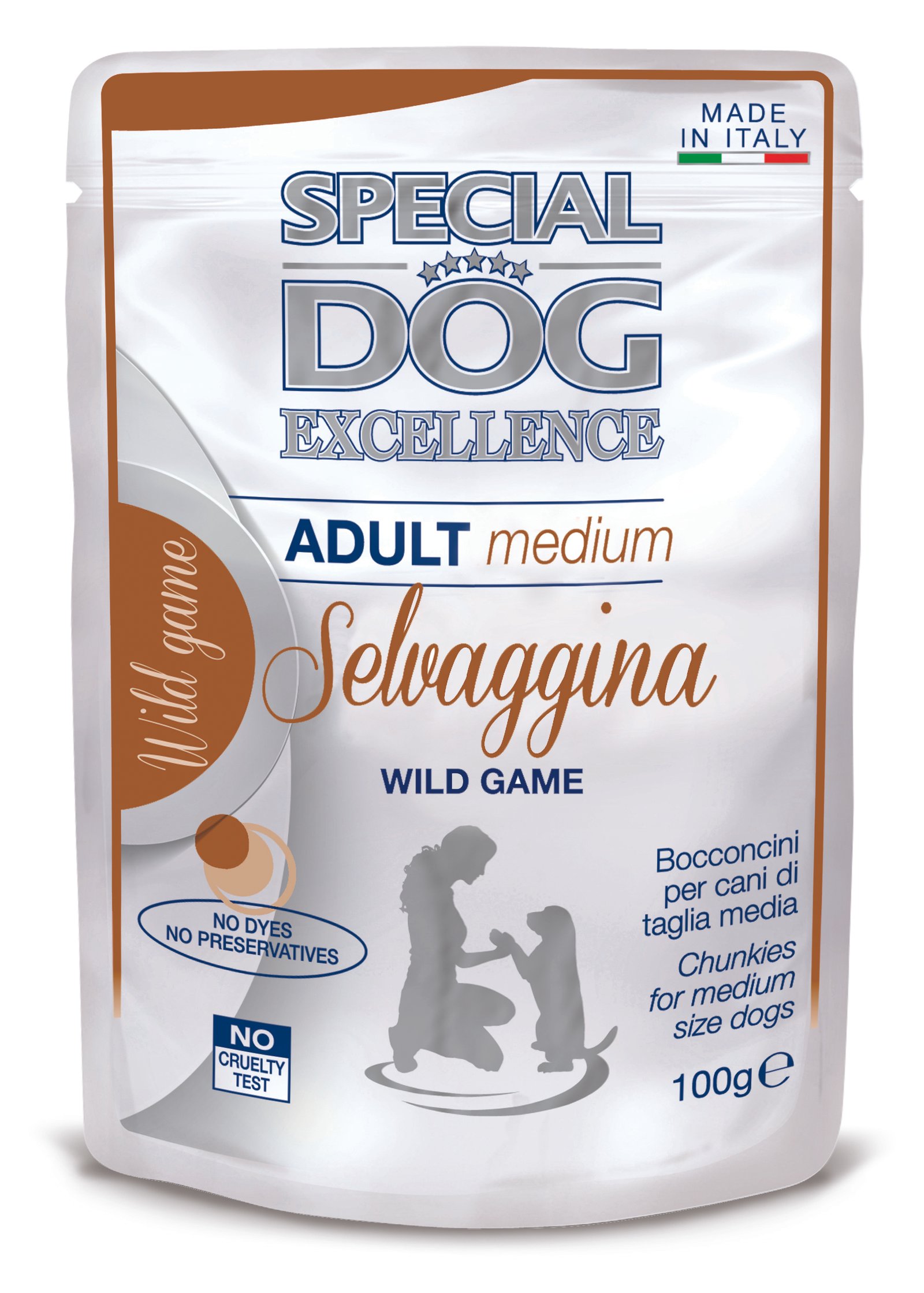 MGE 100gr Special Dog Excellence sos medium Adult divljac