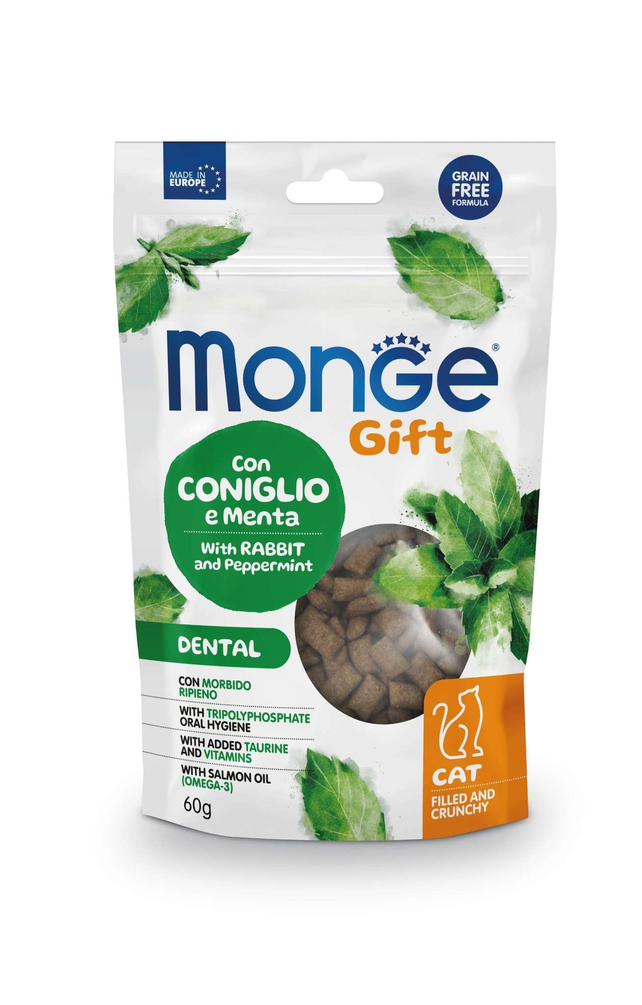 MGP 60gr Monge Gift Cat Dental Rabbit and peppermint