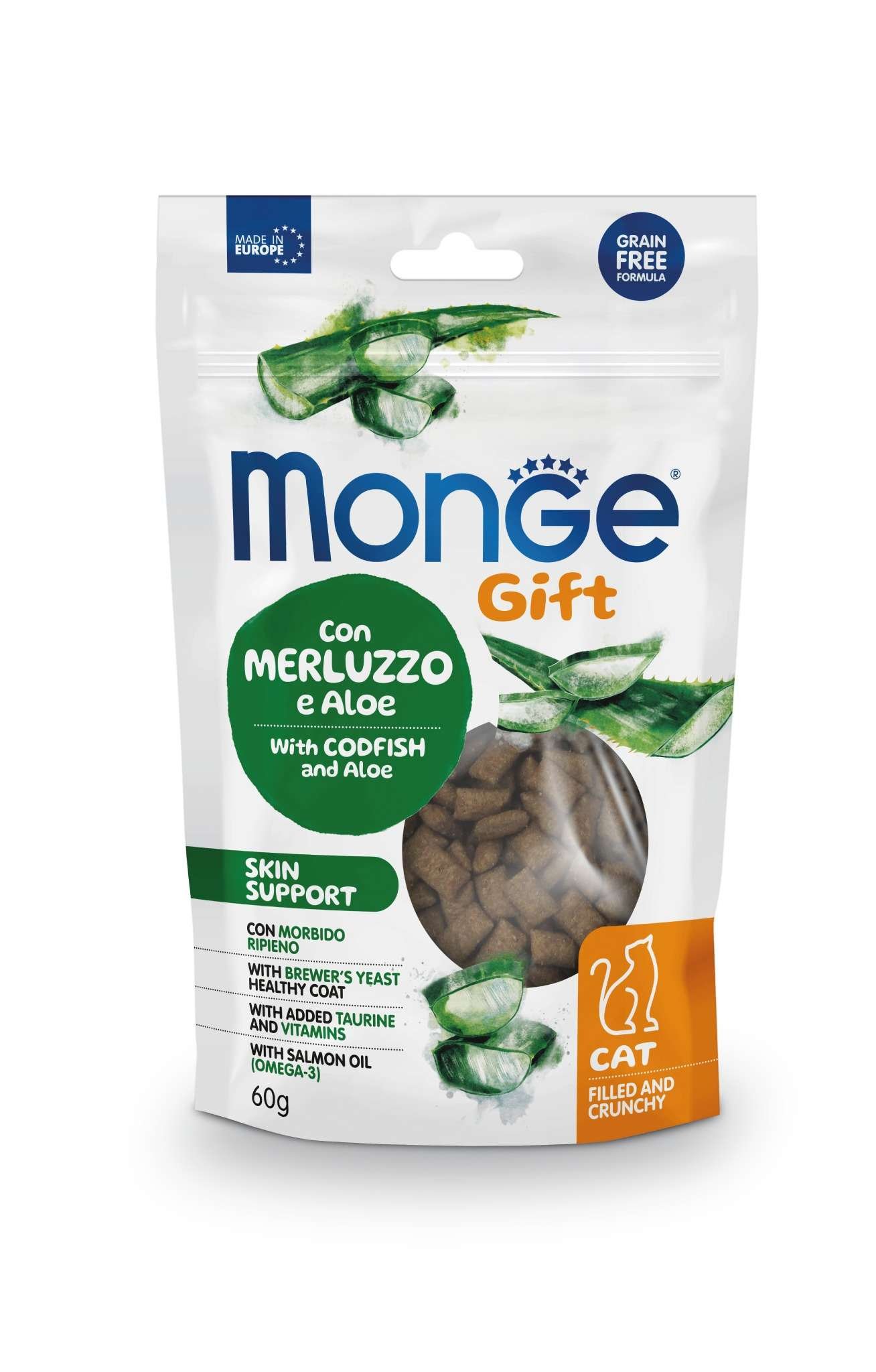 MGP 60gr Monge Gift Cat Skin support with Codfish and aloe
