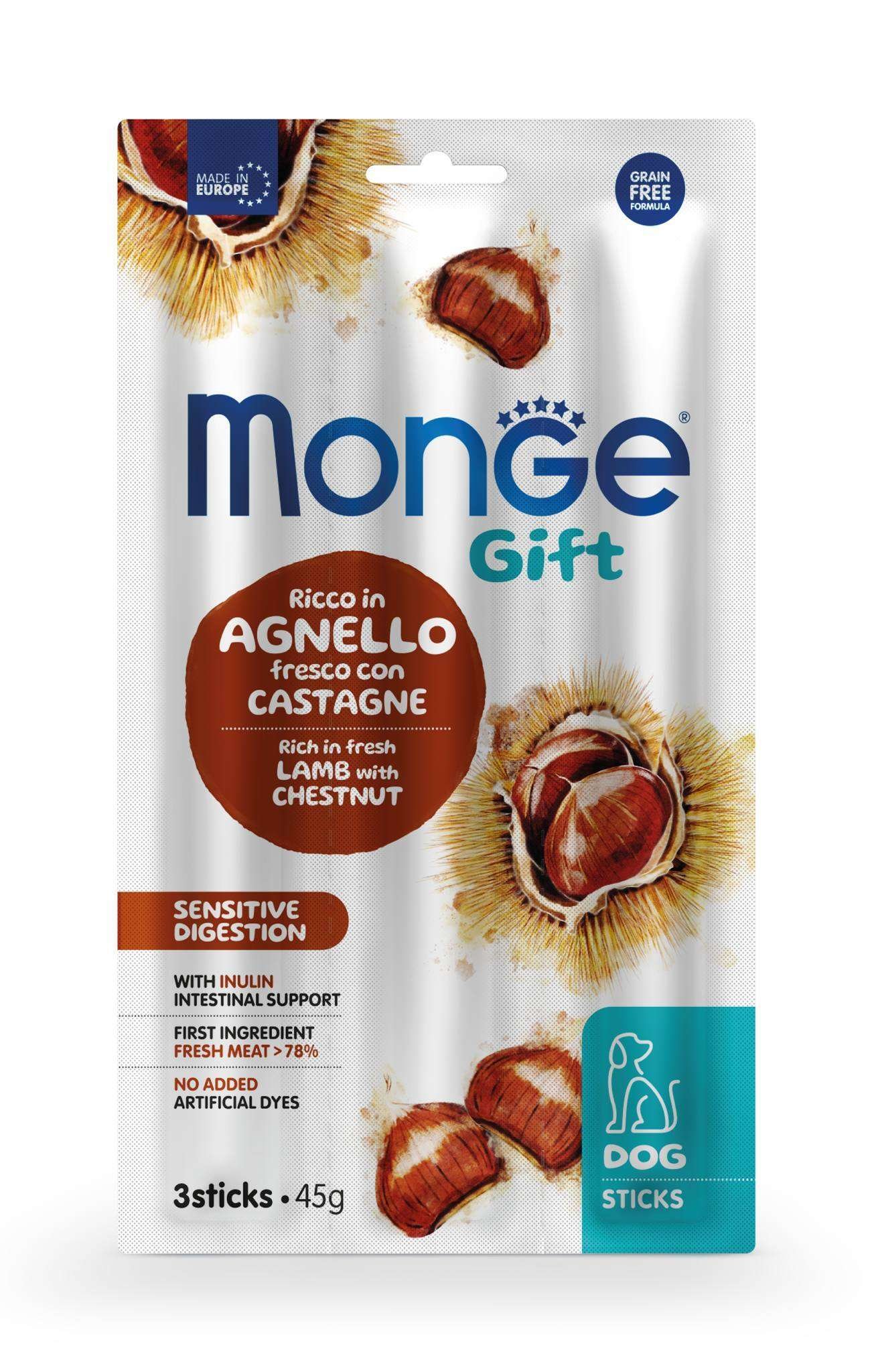 MGP 45gr Monge Gift Dog Sensitive digestion Lamb with chestnut