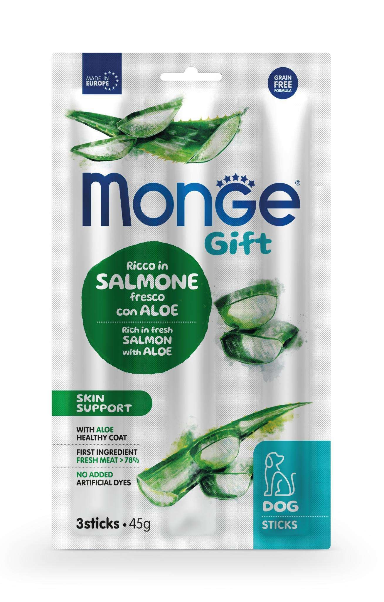 MGP 45gr Monge Gift Dog Skin support Salmon with aloe