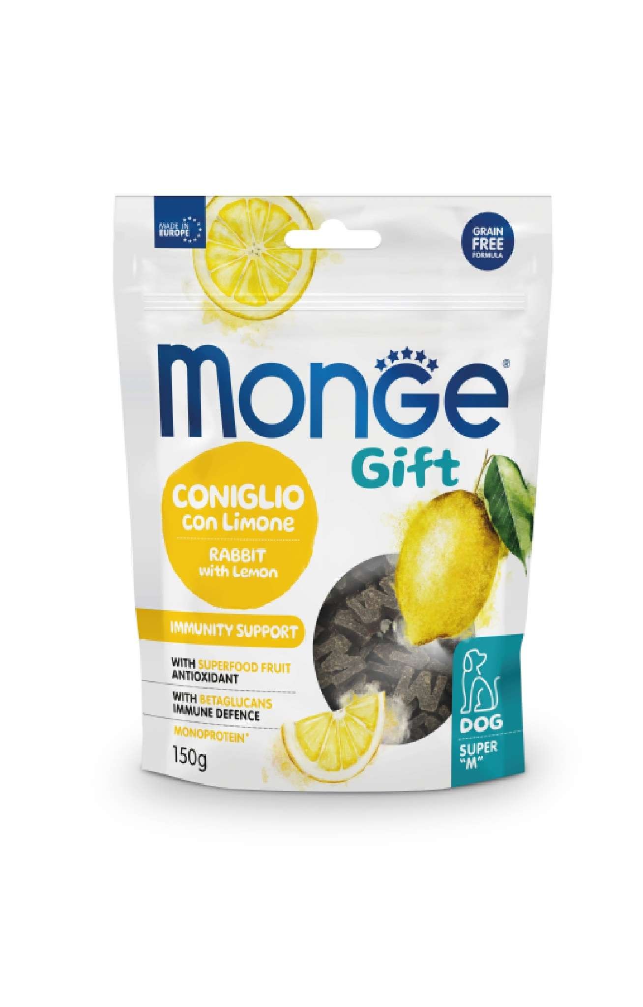 MGP 150gr Monge Gift Dog Immunity support Rabbit with lemon