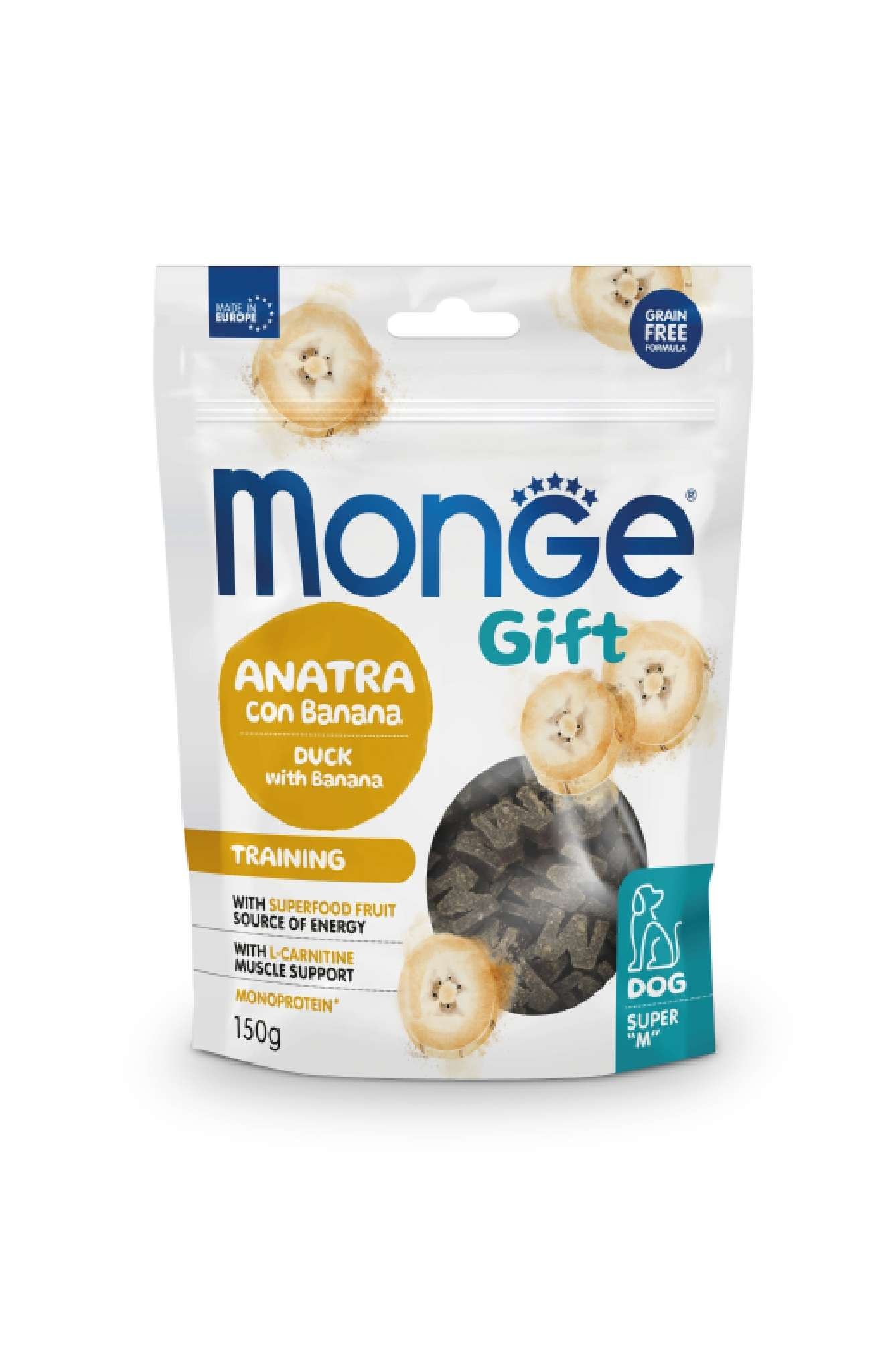 MGP 150gr Monge Gift Dog Training Duck with banana