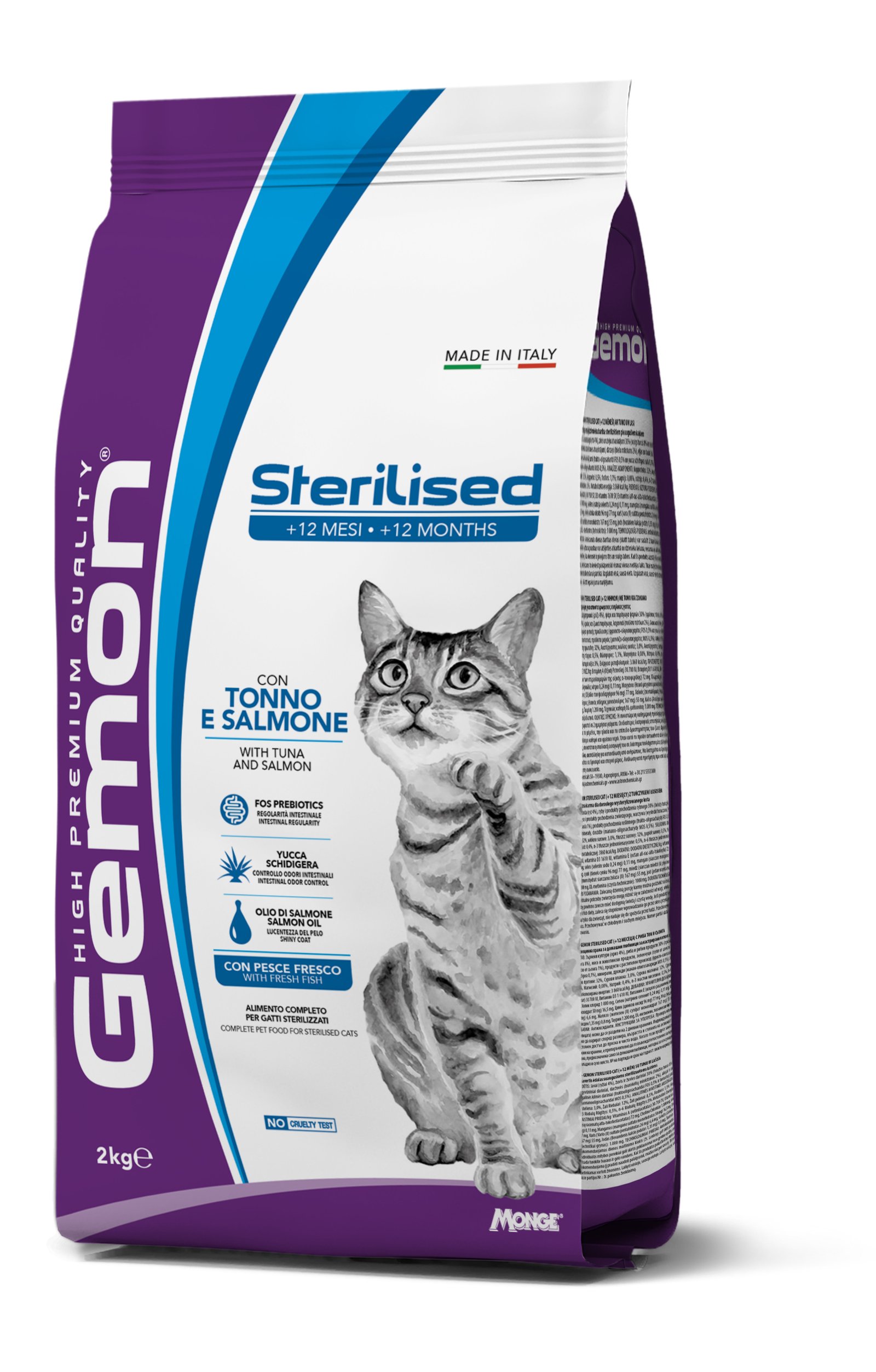 MGG 2kg Gemon Cat Sterilised tuna/losos