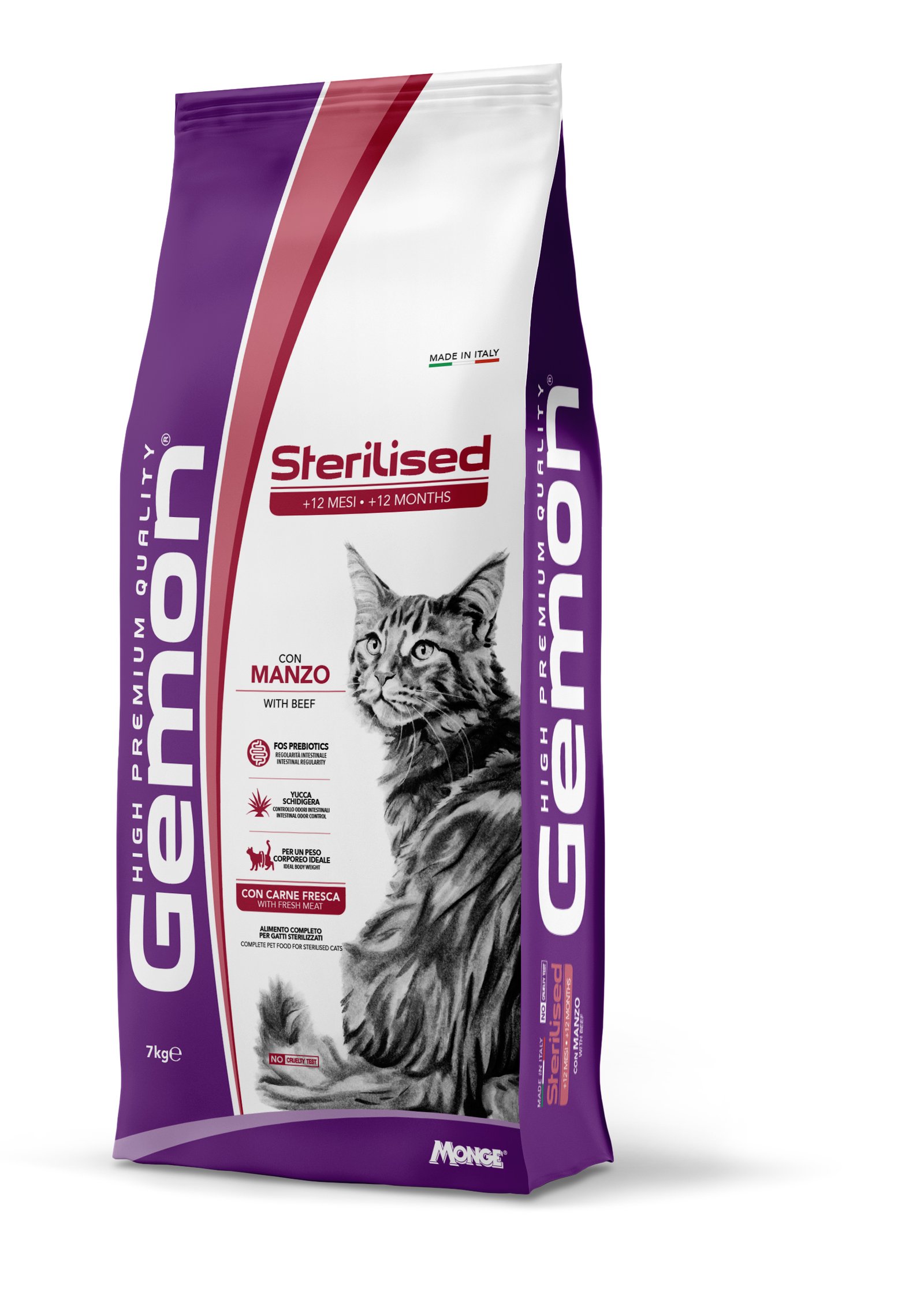 MGG 7kg Gemon Cat Sterilised govedina