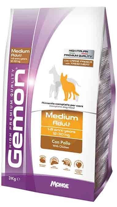 MGG 15kg Gemon Dog Medium Adult piletina (6081)
