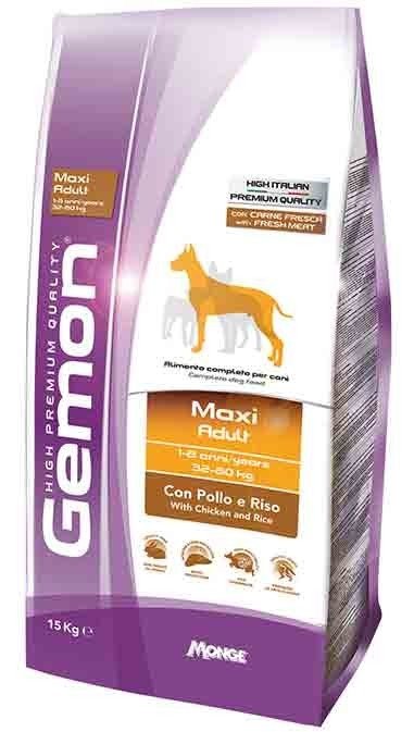 MGG 15kg Gemon Dog Maxi Adult piletina/riza (6128)