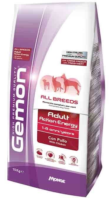 MGG 15kg Gemon Dog Adult Action Energy (6135)