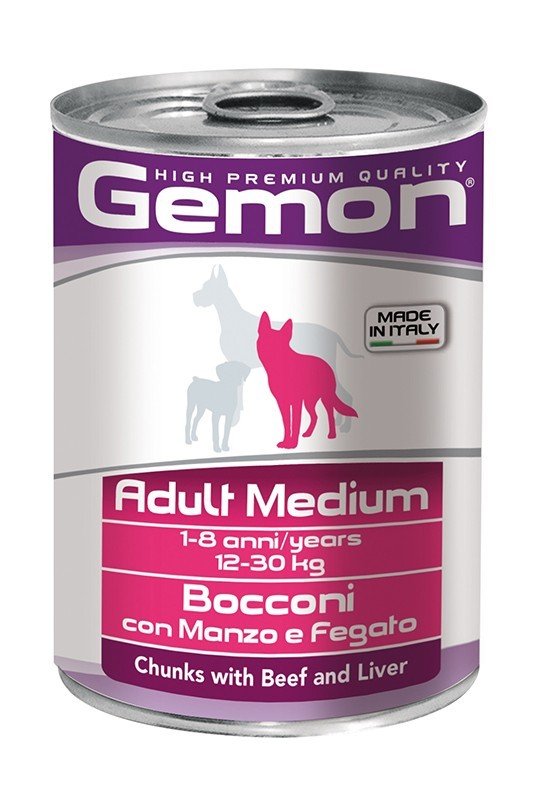 MGG 415gr Gemon Dog konzerva Adult medium govedina/jetra