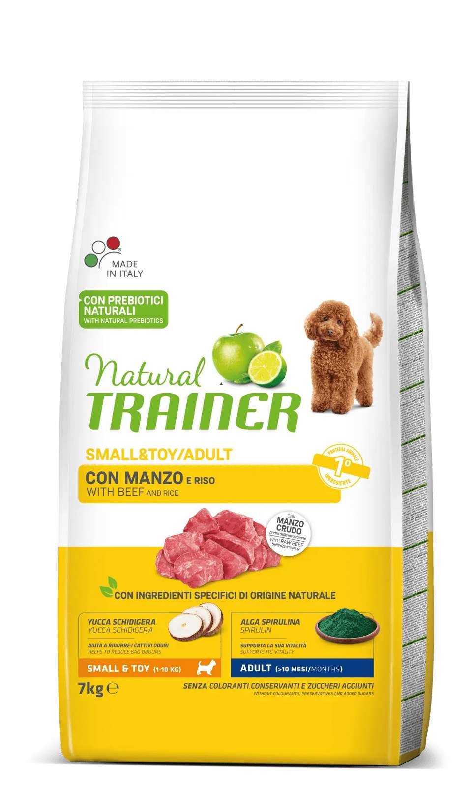 NF 7kg Tr. Natural Dog Small&Toy Manzo e Riso
