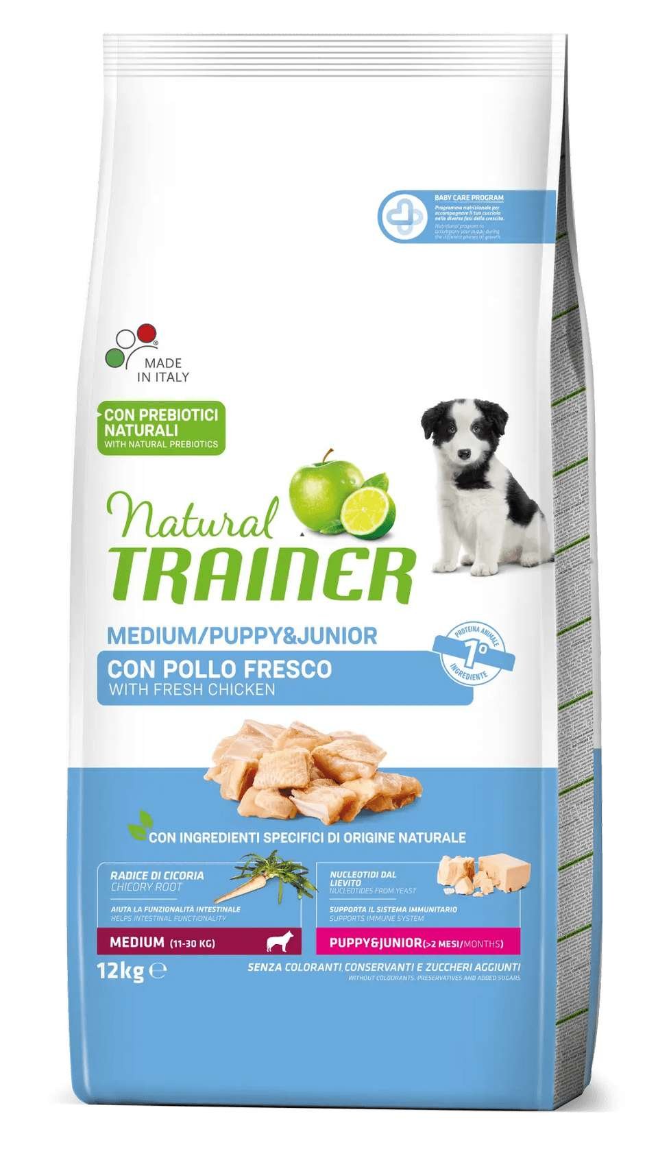 NF 12kg Tr. Natural Dog Medium Puppy& JuniorPollo Fresco