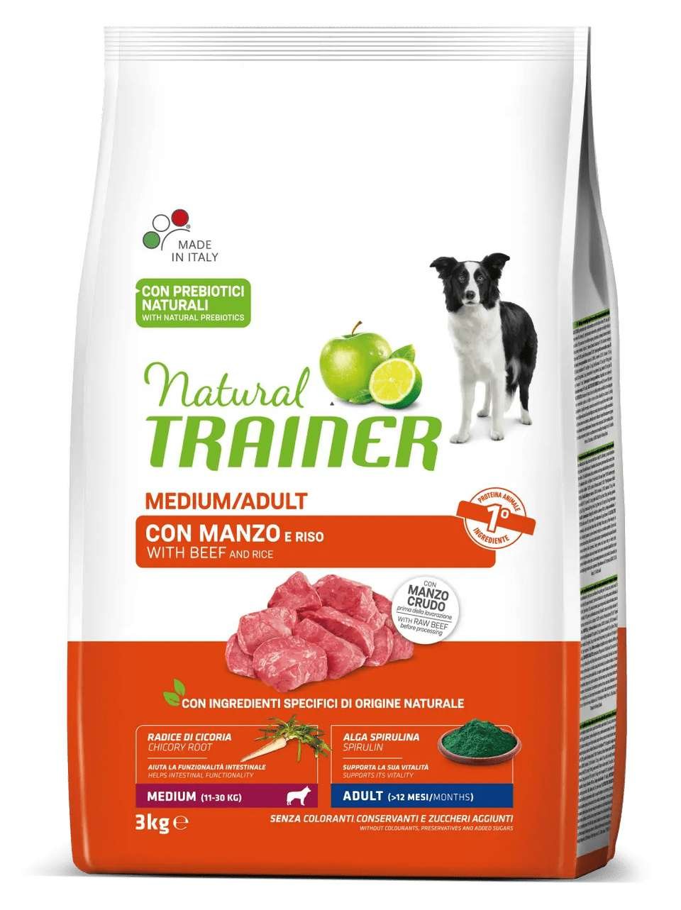 NF 3Kg Tr. Natural Dog Medium Ad. Manzo e Riso