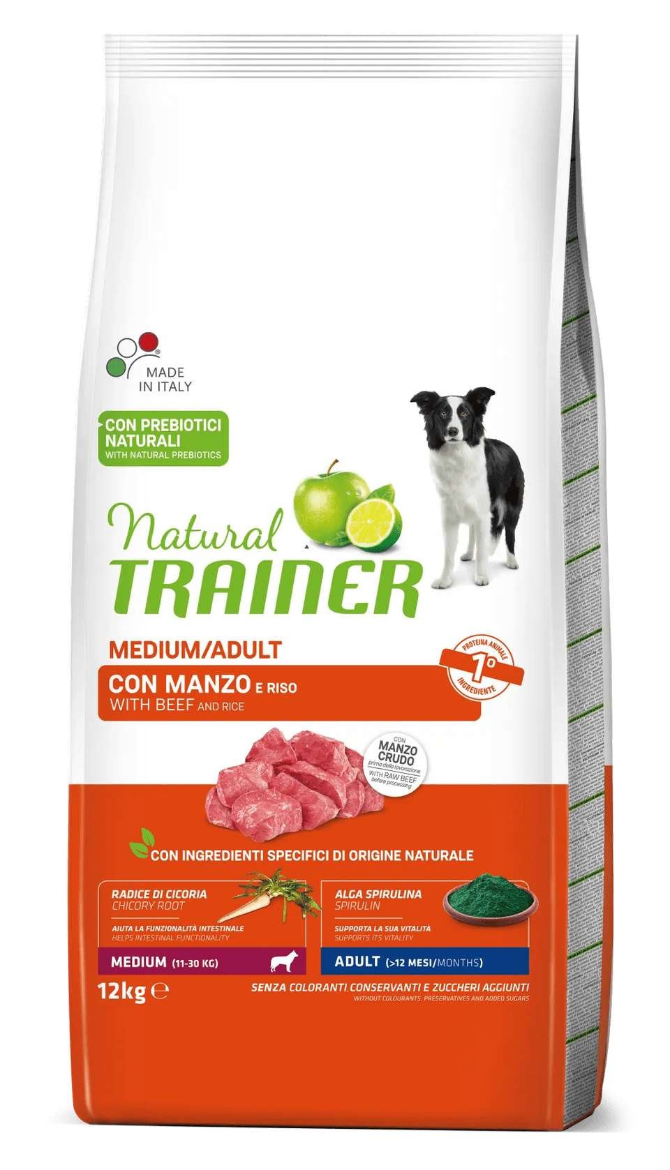 NF 12kg Tr. Natural Dog Medium Adult Manzo e Riso