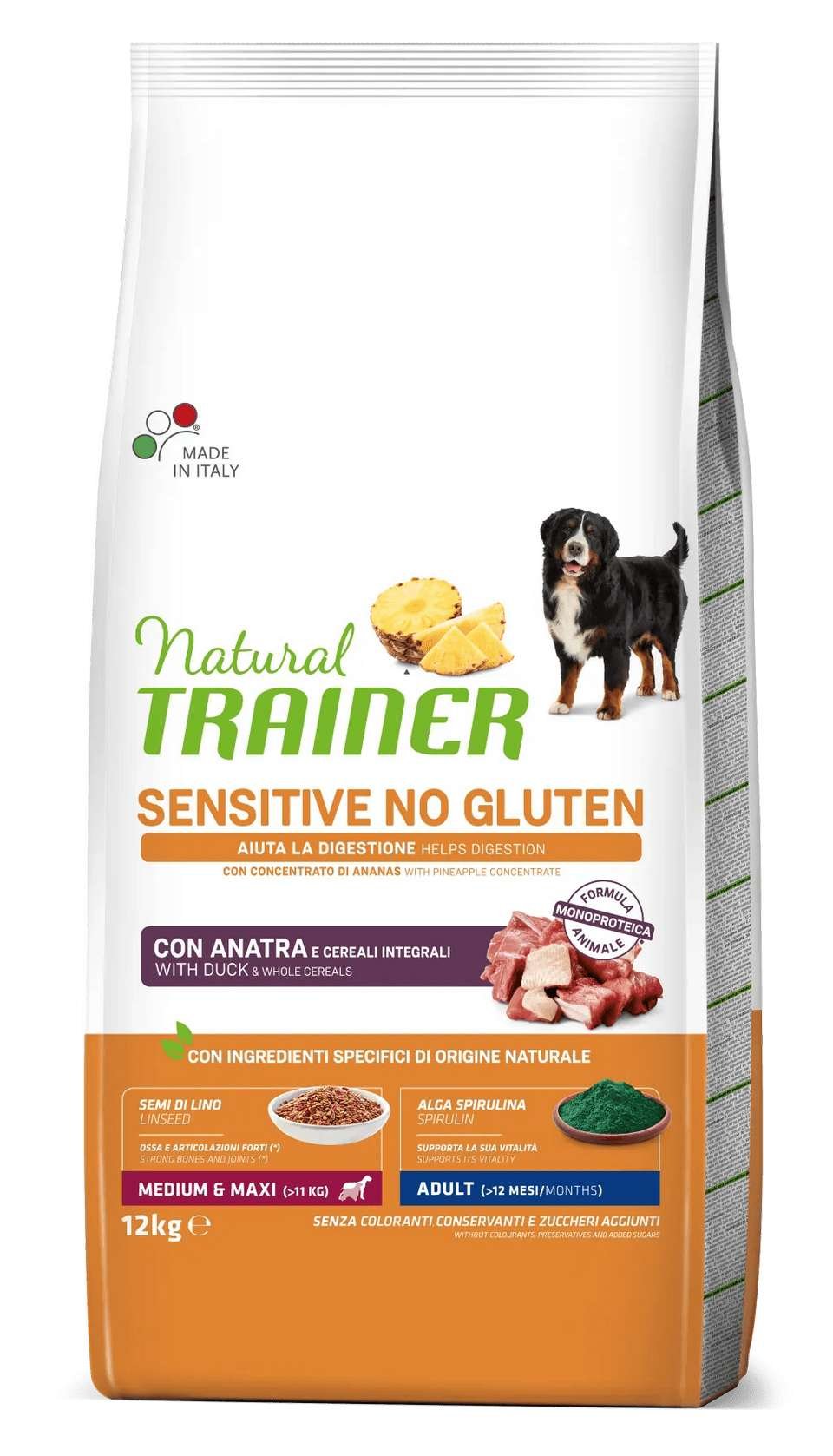 NF 12kg NT SENSITIVE NO GLUTEN AD. M/M DUCK