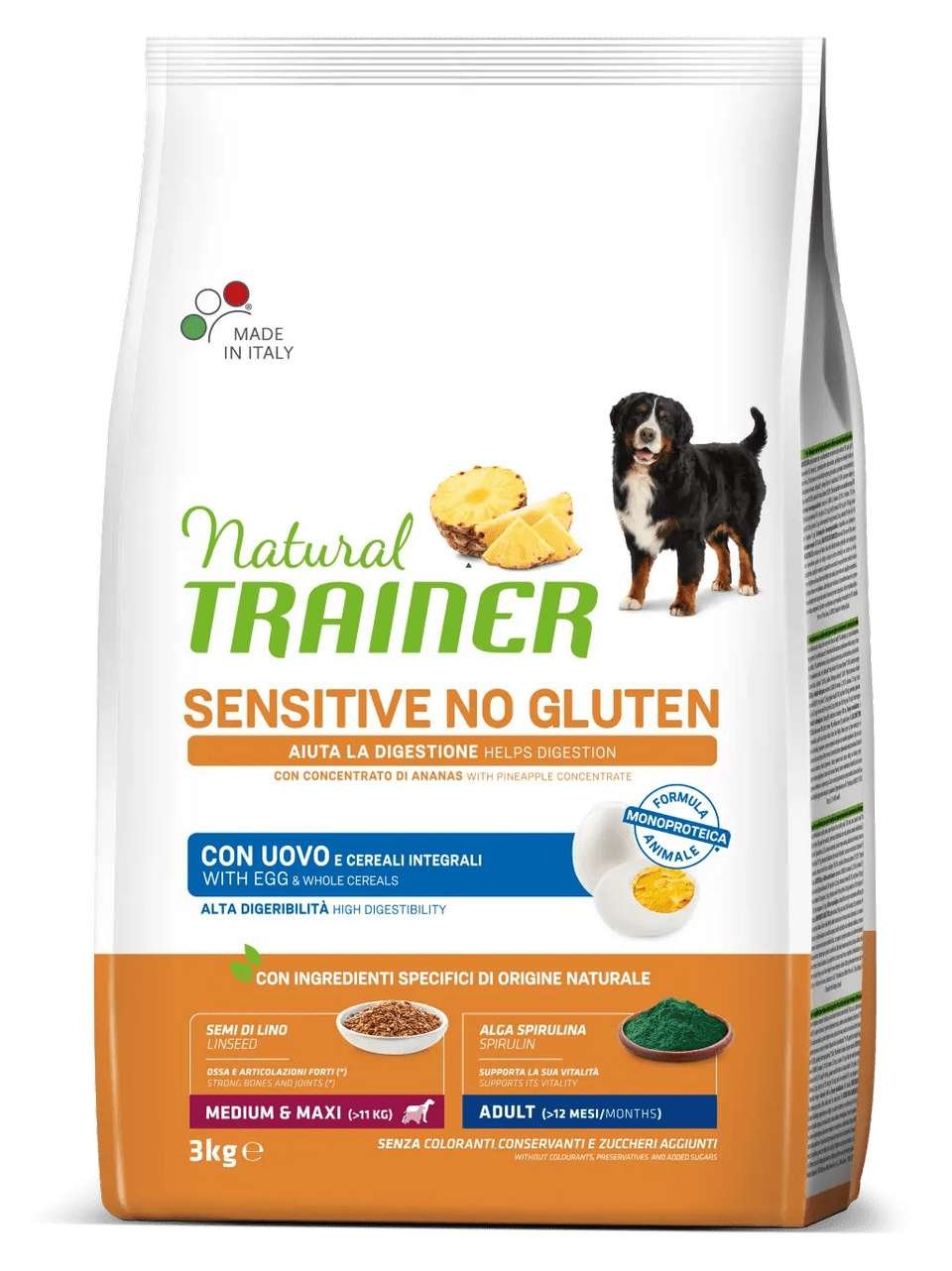NF 3kg NT Sensitiv NO GLUTEN AD M/M Egg