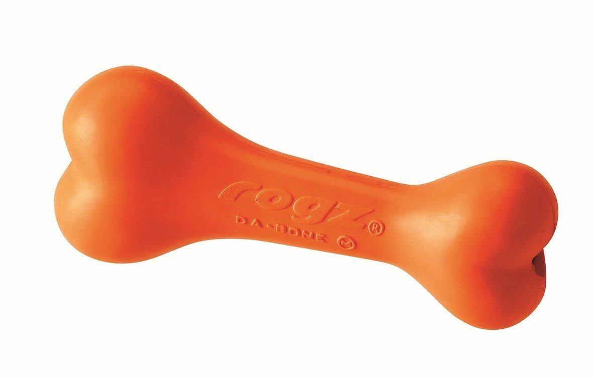 RO RDB03D RUBBER CHEW TOY  MEDIUM  orange