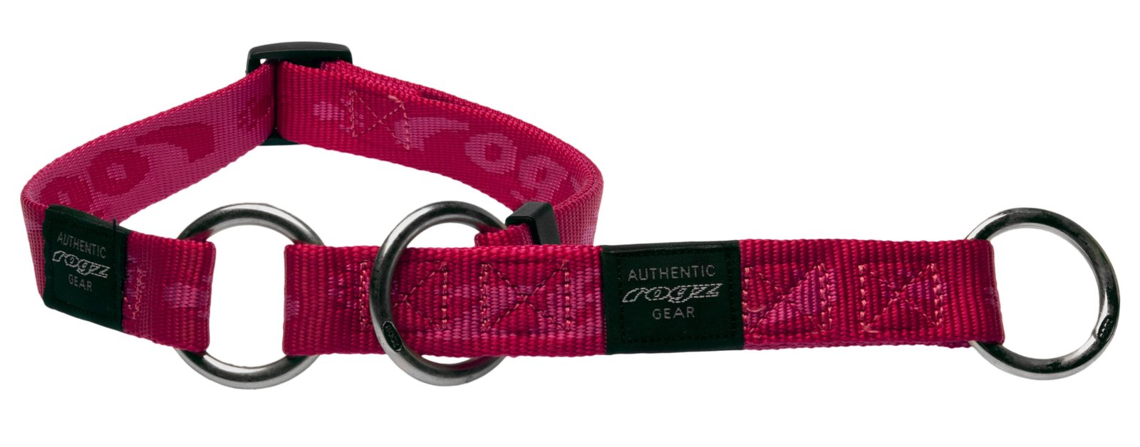 RO RHBC27K WEB HALF CHECK COLLAR  25mm - pink