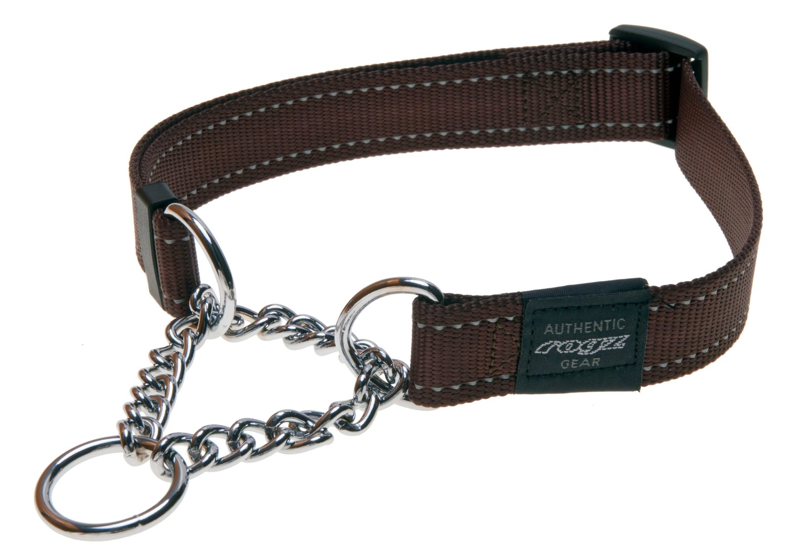 RO RHC06J OBEDIENCE HALF CHECK COLLAR  20mm - 3/4  chocolate