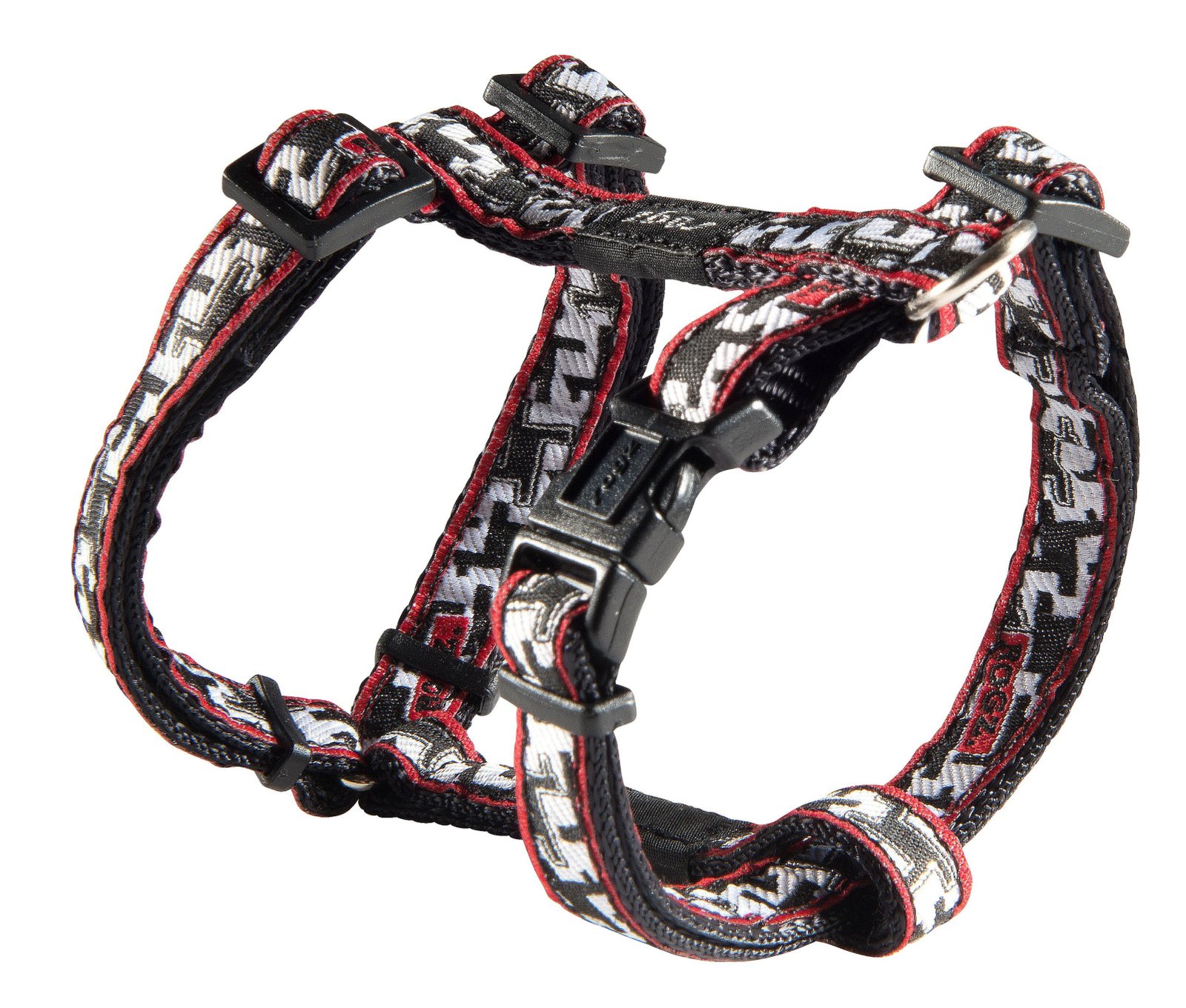 RO RSJ01BV H-HARNESS  11mm - 3/8 Hound Dog Black