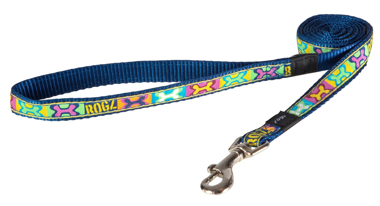 RO RHLL12BW Produzeni povodac M pop art tamno plavi