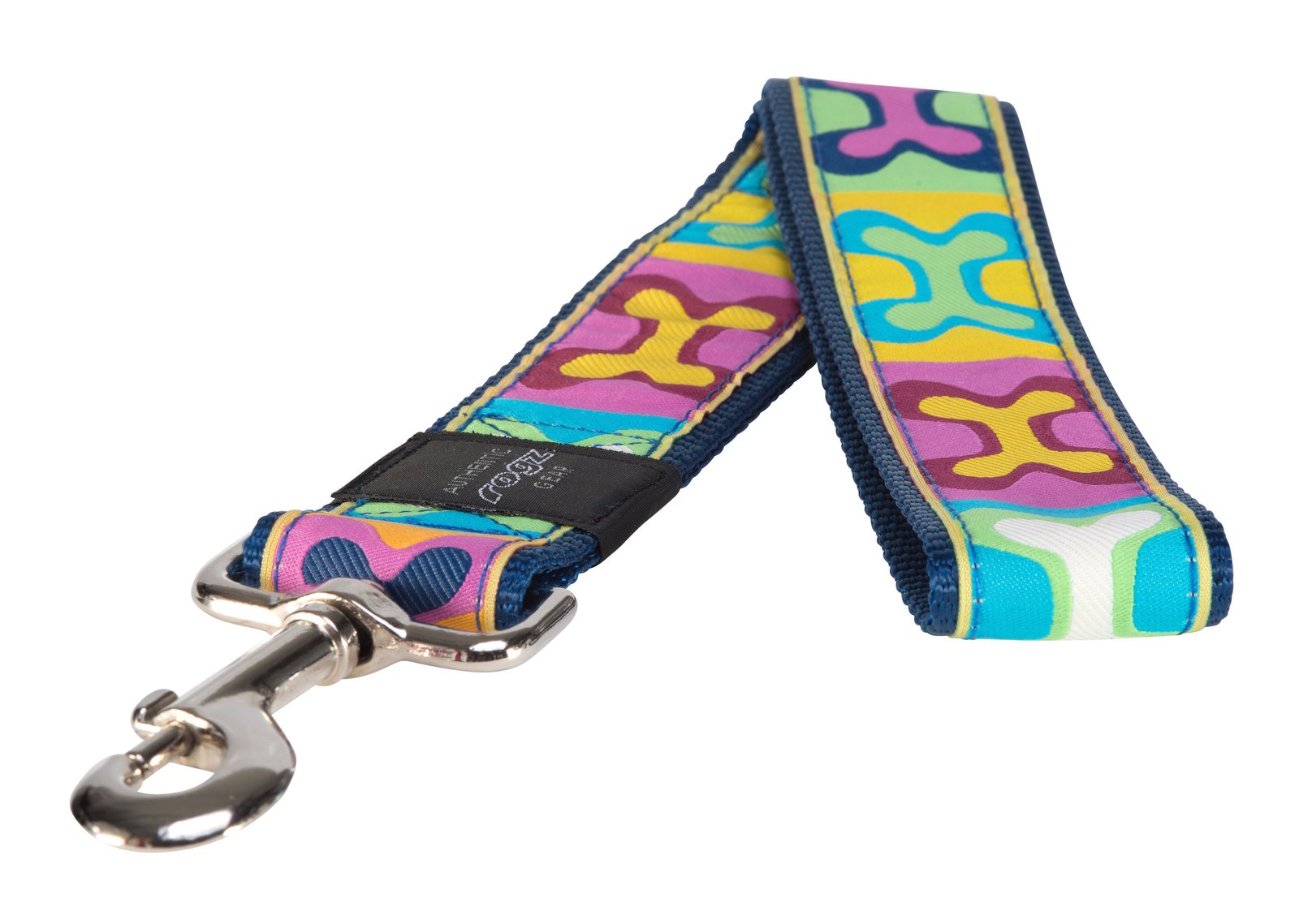 RO RHL04BW Povodac XXL Pop Art tamno plava