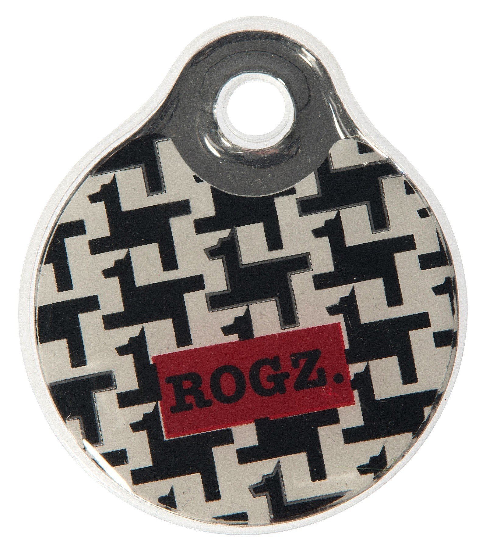 RO RIDR34BV INSTANT ID TAG  LARGE  Hound Dog Black