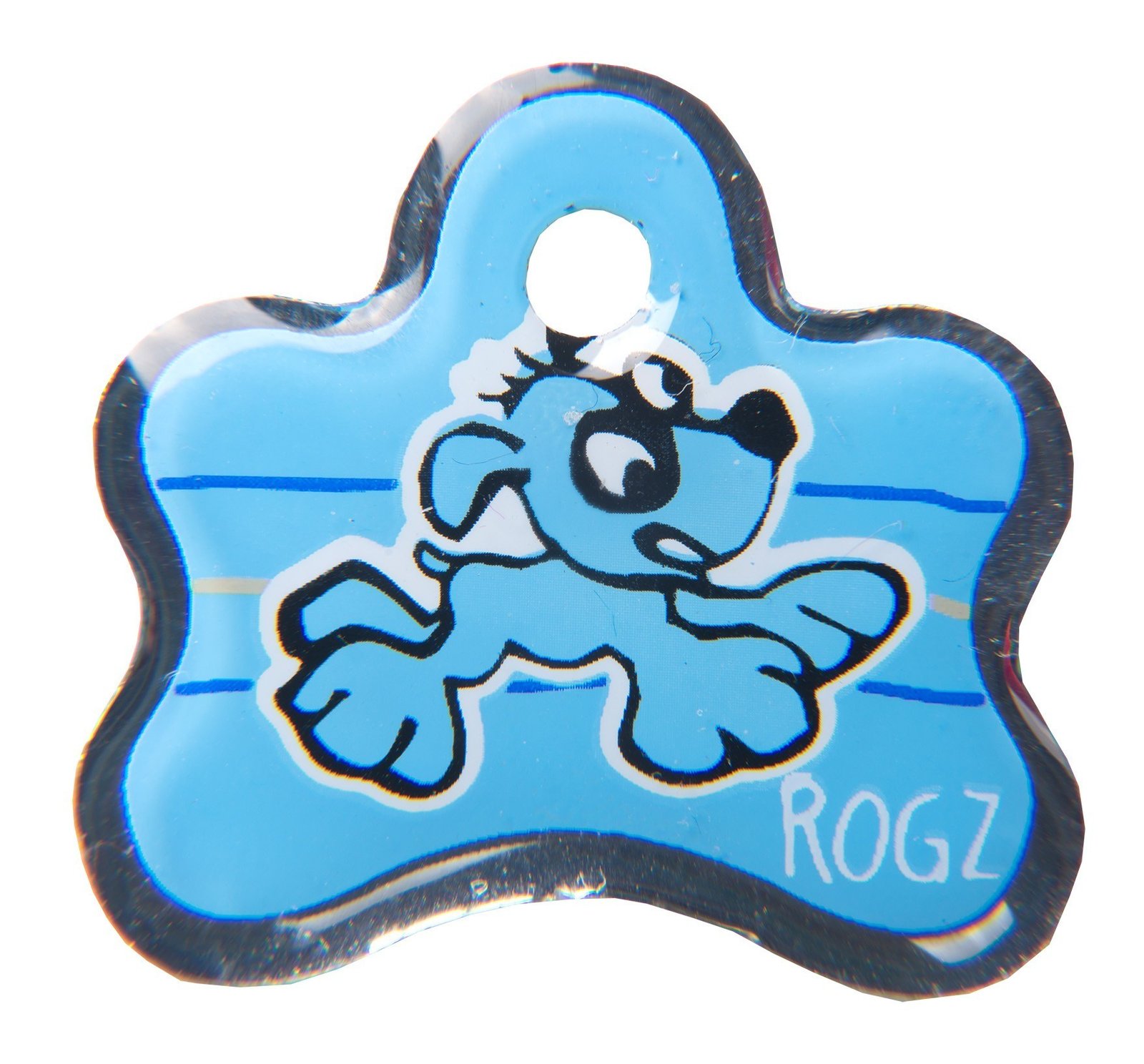RO RIDB25Y RESIN ID TAG  SMALL  Blue