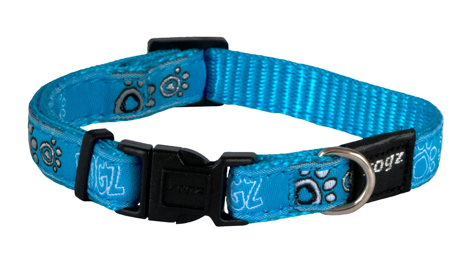 RO RHB01CG Jelly Halsband Paw Turquose