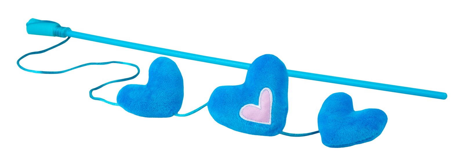 RO RCTT02B Rogz Catnip Hearts Magic Stick Blue