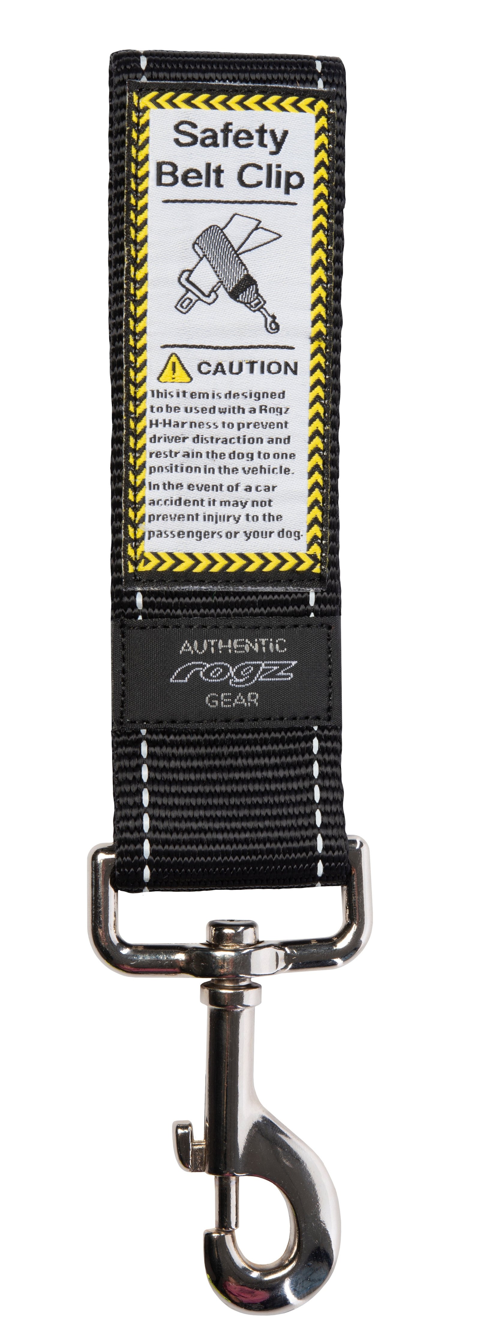 RO RSBC19A SAFETY BELT CLIP Car  45mm - 3/4 Black