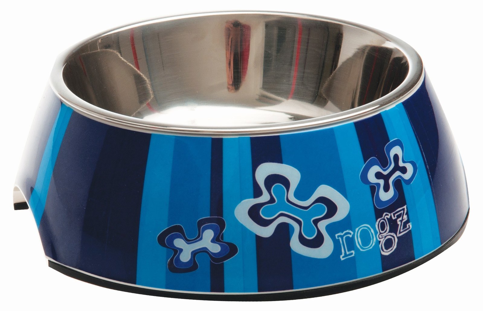 RO RBOWL05BP MELAMINE BOWLZ  LARGE Indigo Bones