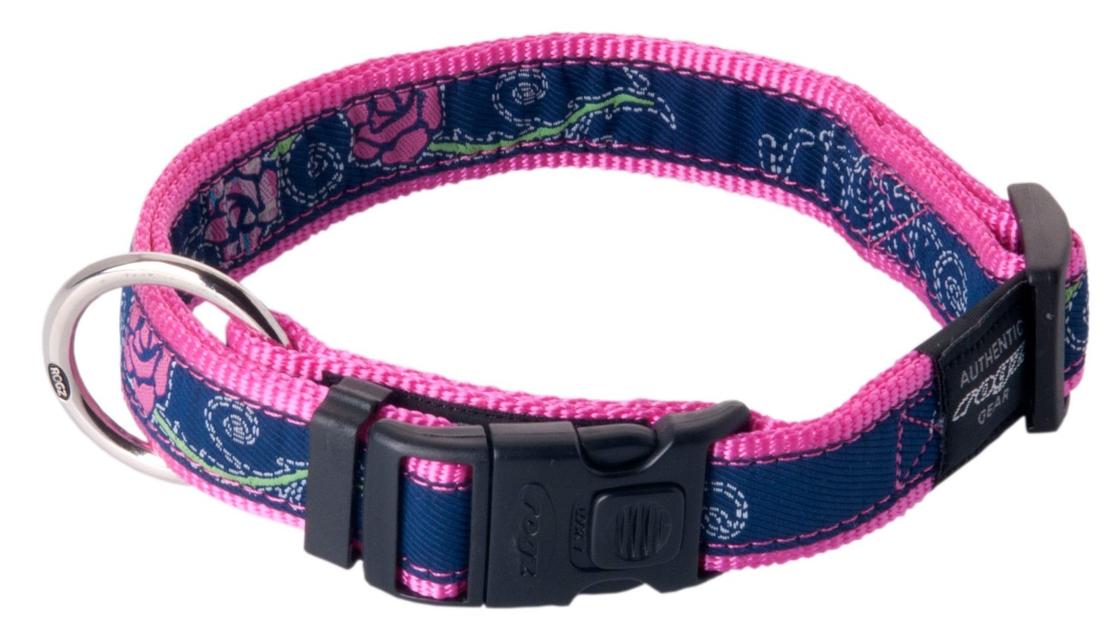RO RHB02BR SIDE RELEASE COLLAR  25mm -  Denim Rose