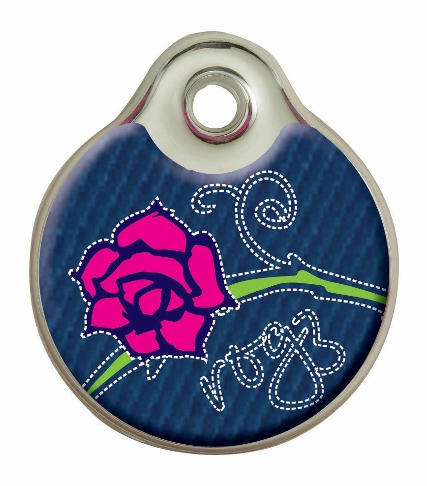 RO RIDR34BR INSTANT ID TAG  LARGE  Denim Rose