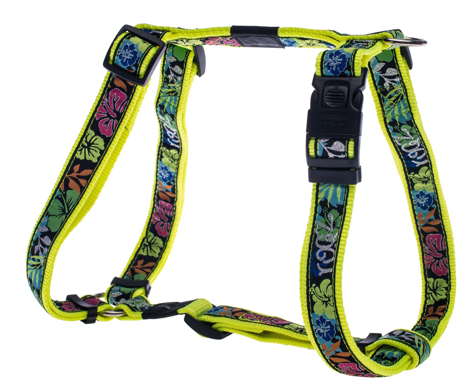 RO RSJ03BU H-HARNESS  20mm - 3/4 Dayglo Floral