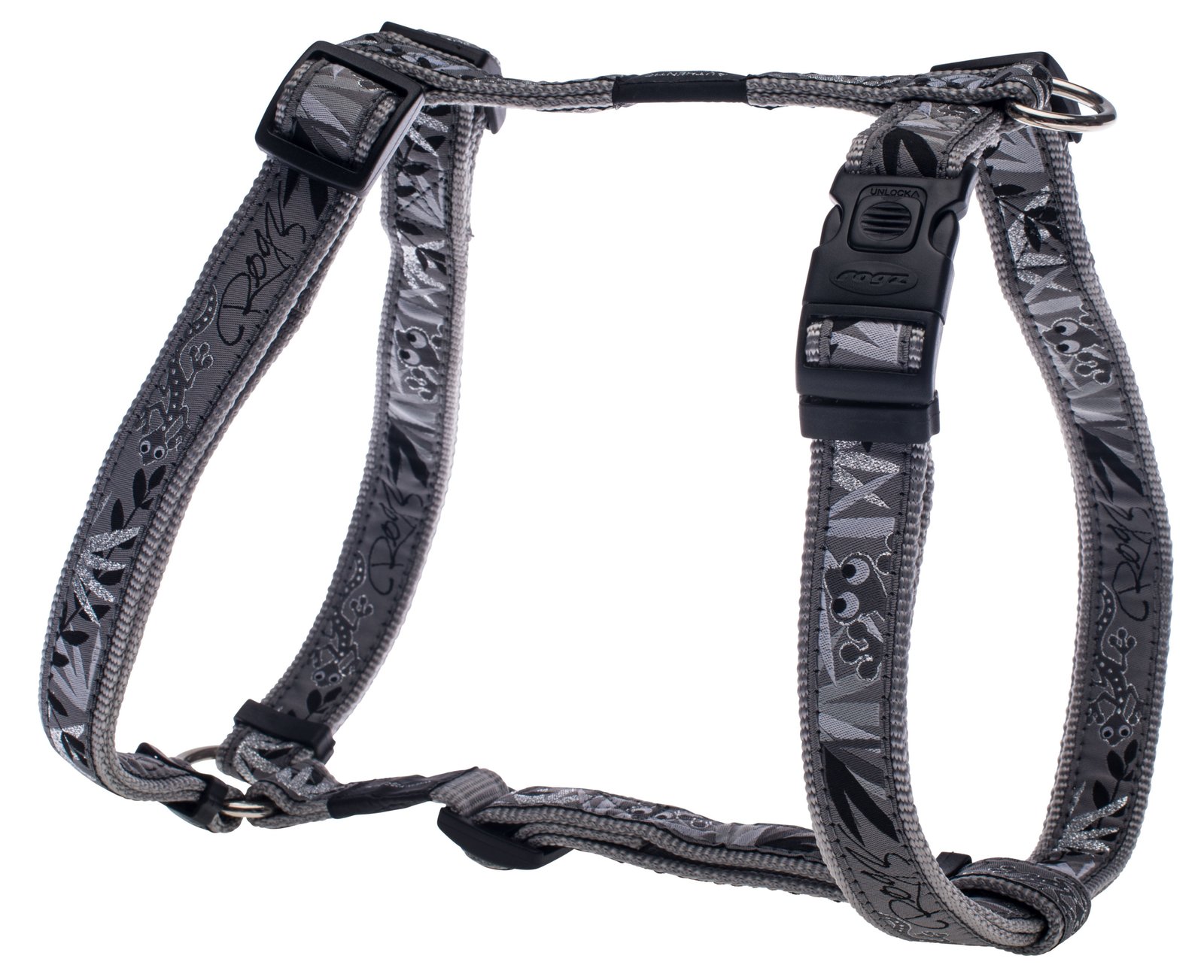 RO RSJ02BS H-HARNESS  25mm -  Silver Gecko