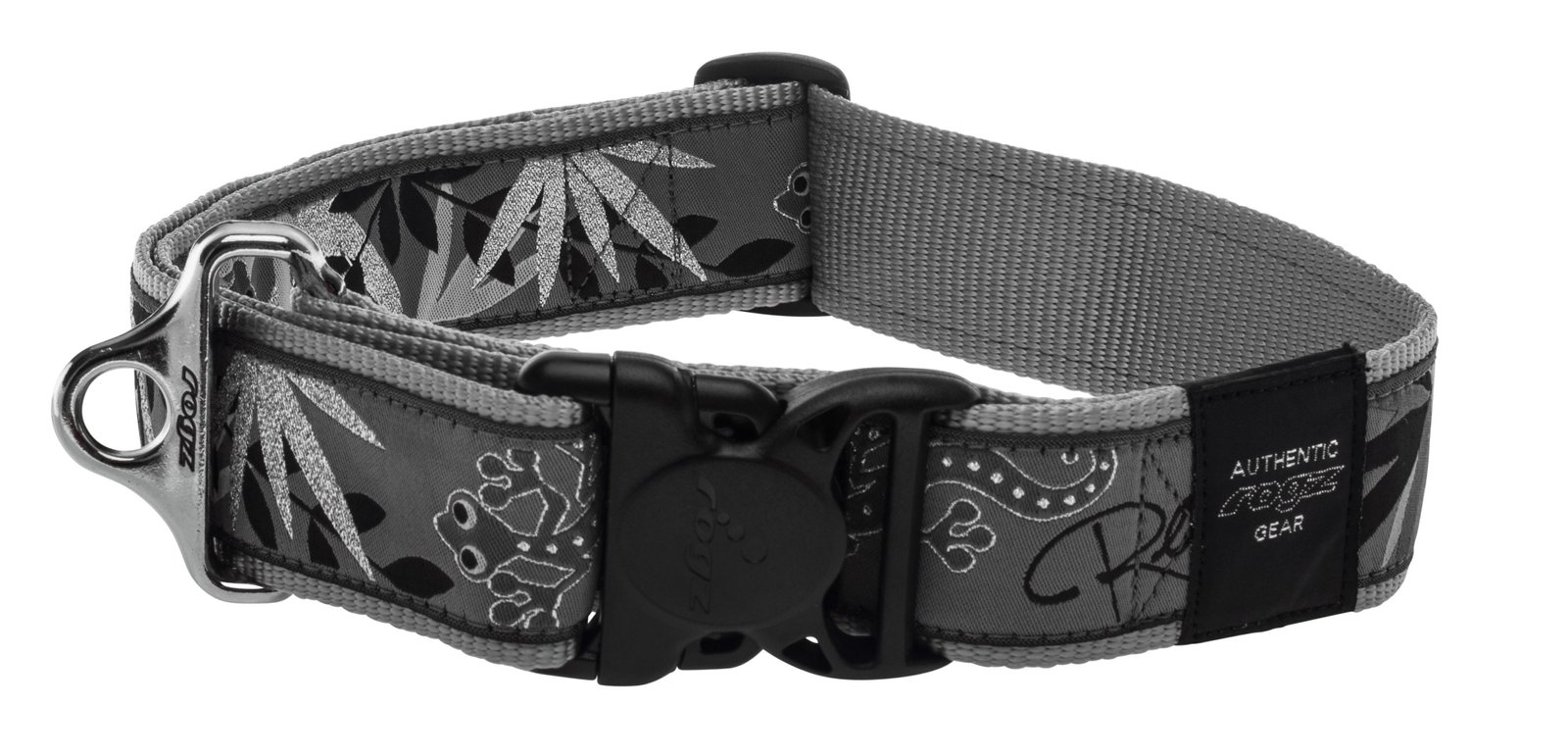 RO RHB04BS SIDE RELEASE COLLAR  40mm - 1 5/8 Silver Gecko