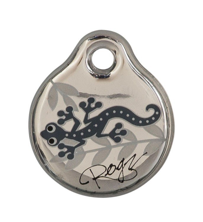 RO RIDR27BS INSTANT ID TAG  SMALL Silver Gecko