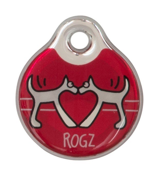 RO RIDR34BT INSTANT ID TAG  LARGE  RED HeART